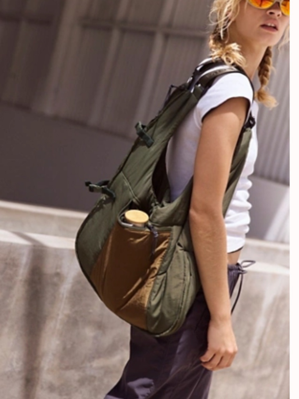 Free People Convertible Vest Tote Bag in Terrain NWT $98R